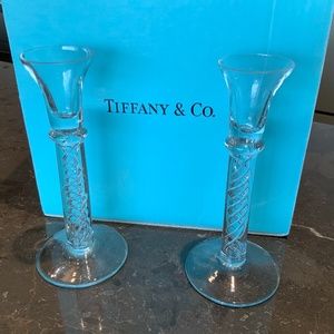 Tiffany Crystal Candlesticks (2)
